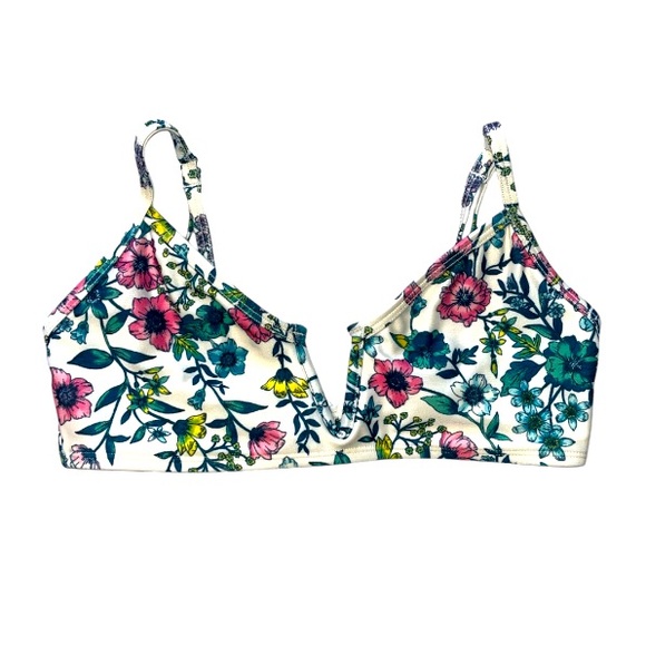 Live Love Dream Other - Live Love Dream Floral Adjustable Strap Bikini Top Size Small Never